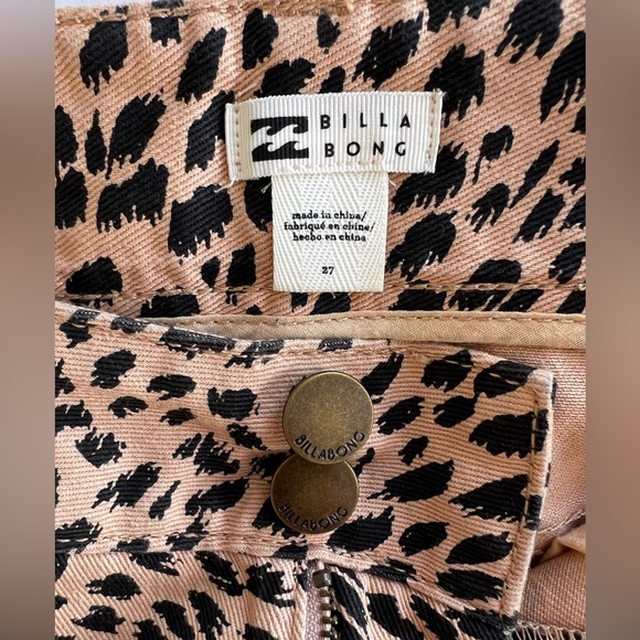 Billabong cheetah denim skirt - Picture 5 of 6